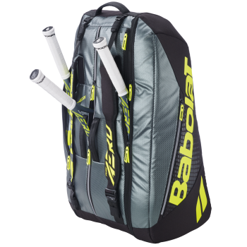 2x Babolat PURE AERO 98 2026 unbesaitet + Babolat PURE AERO 2026 RH12 Schlägertasche
